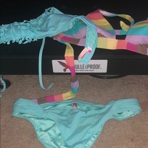 Victoria’s Secret large tops medium bikini euc
